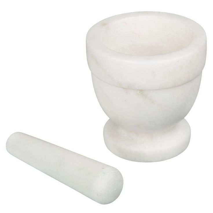 Natural Marble Mortar Off-White and Pestle Spice Grinder Set Pestle Set Kitchen Spices, Herbs, Pesto Grinder