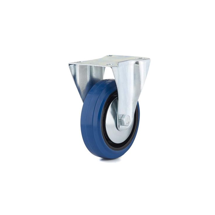 5 in. 100 kg/220 lbs. Heavy-Duty Blue Wheel Caster