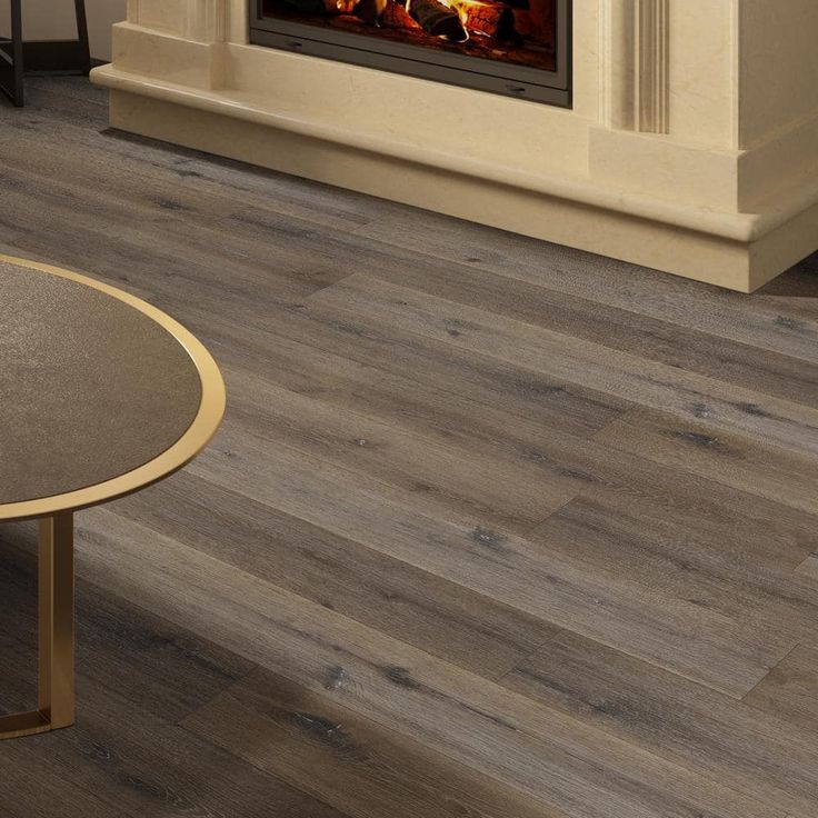 Benson Hickory 7.13 in. W x 48.03 in. L Rigid Core Luxury Vinyl Click Lock Plank Flooring (23.77 sq. ft./case)
