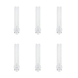 26W Equiv PL CFLNI Quad Tube 4-Pin Plug-in G24Q-3 Base Compact Fluorescent CFL Light Bulb, Cool White 4100K (6-Pack)
