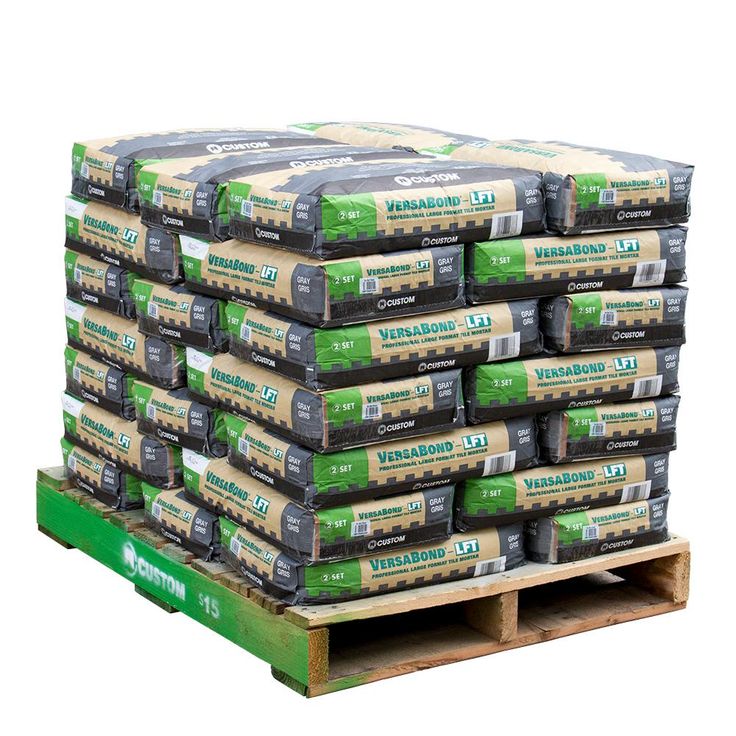 Custom Building Products VersaBond-LFT 50 lbs. White Fortified Medium Bed Mortar