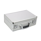 9.25 in. Smooth Aluminum Tool Case with Foam in Silver - Super Arbor