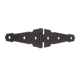 Everbilt 4 in. Black Heavy Duty Decorative Strap Hinge