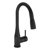 Sereno Single-Handle Pull-Down Sprayer Kitchen Faucet in Brushed Gold - Super Arbor