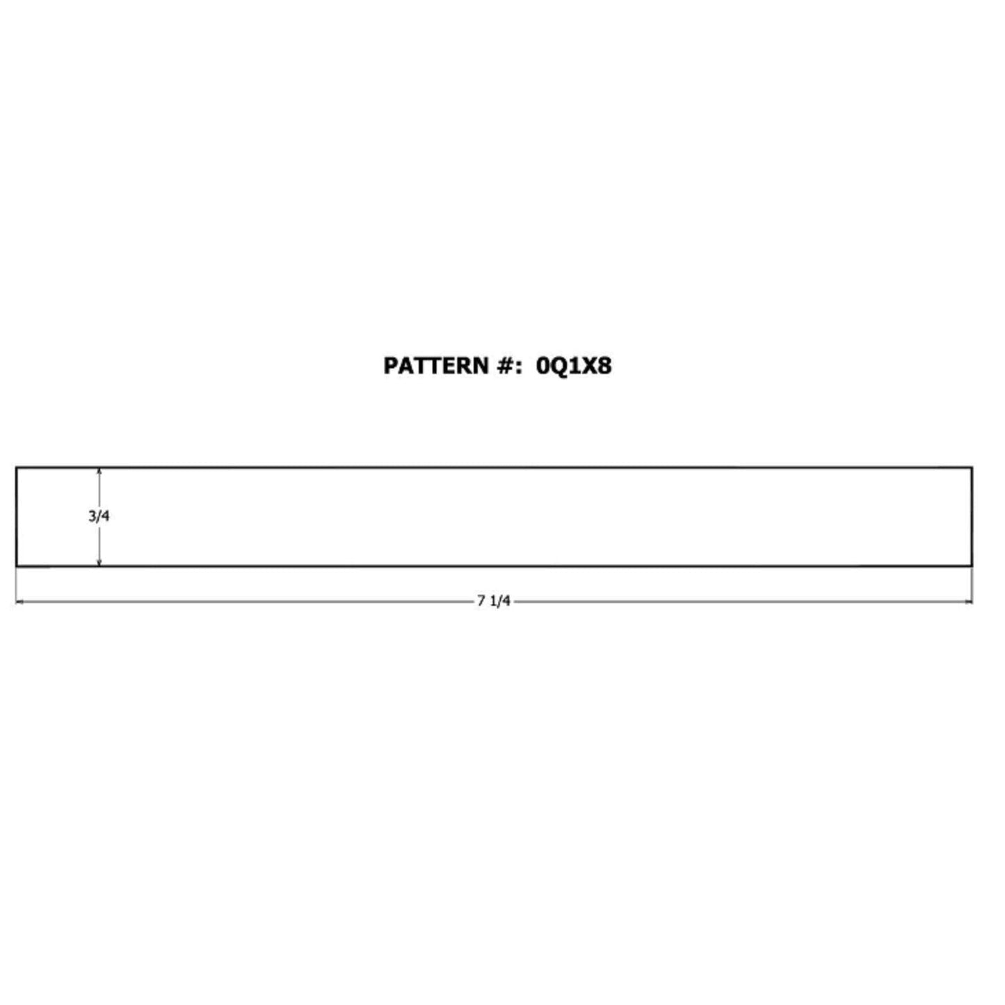 Alexandria Moulding 1 in. T x 8 in. W x 6 ft. L Pine Board