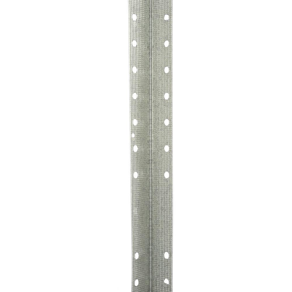1-1/4 in. x 9 ft. Galvanized Steel Drywall Corner Bead - Super Arbor