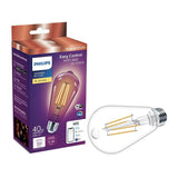 Soft White ST19 LED 40W Equivalent Dimmable Smart Wi-Fi Wiz Connected Wireless Light Bulb