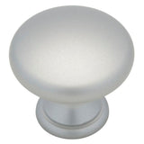 Classic 1-1/4 in. (32mm) Matte Black Hollow Round Cabinet Knob - Super Arbor