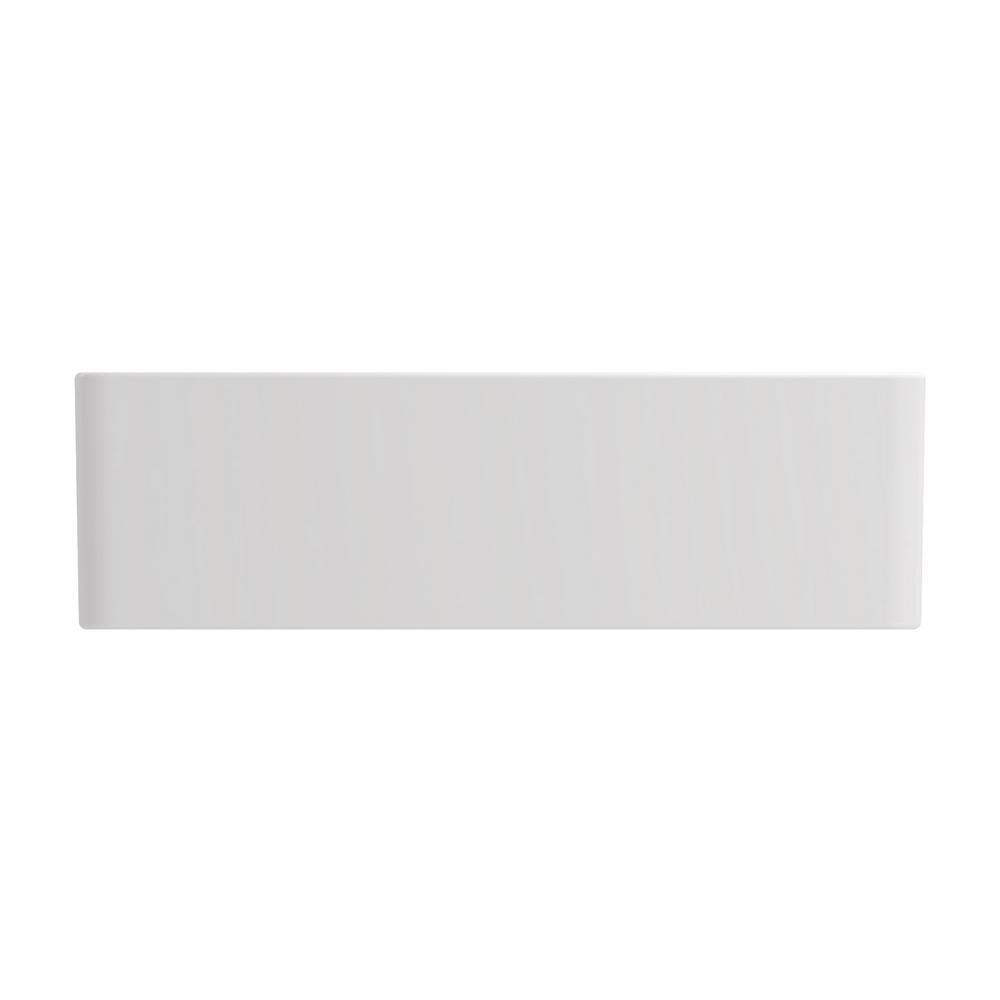 Farmhouse Apron-Front Fireclay 33 in. Double Bowl Kitchen Sink in White with Grid Set - Super Arbor