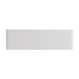 Farmhouse Apron-Front Fireclay 33 in. Double Bowl Kitchen Sink in White with Grid Set - Super Arbor