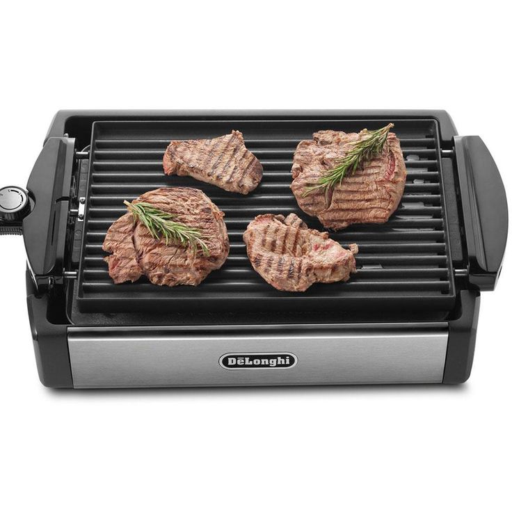 2-in-1 Reversible 140 sq. in. Stainless Steel Indoor Grill with Non-Stick Surface