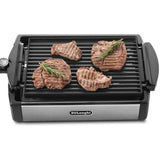2-in-1 Reversible 140 sq. in. Stainless Steel Indoor Grill with Non-Stick Surface