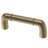 Izak 6-5/16 in. (160mm) Center-to-Center Champagne Bronze Cabinet Drawer Pull (2-Pack) - Super Arbor