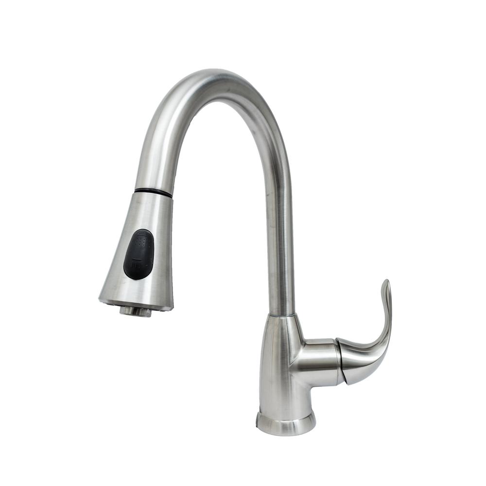 All-in-One Dual Mount Stainless Steel 33 in. 2-Hole Double Bowl Kitchen Sink Kit with Faucet - Super Arbor