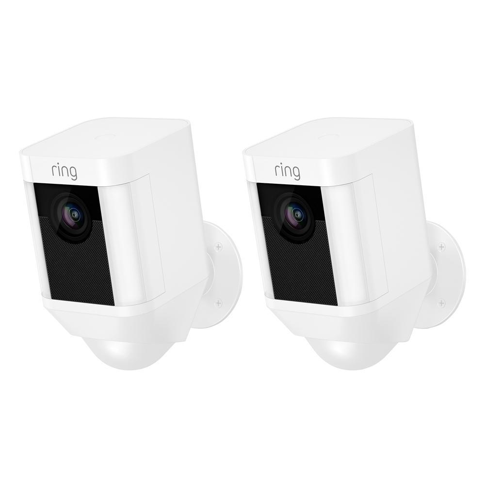 Spotlight Cam Battery Outdoor Rectangle Security Wireless Standard Surveillance Camera in Black - Super Arbor