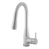 Sereno Single-Handle Pull-Down Sprayer Kitchen Faucet in Brushed Gold - Super Arbor