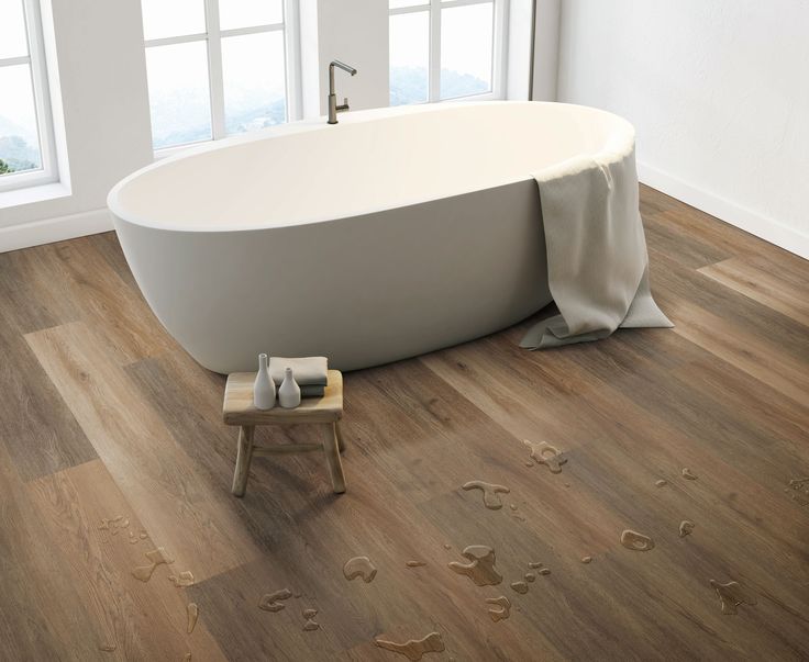 Style Selections (Sample) Brunette Oak Waterproof Wood Look Interlocking Luxury Vinyl Plank