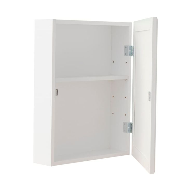 Style Selections 15.25-in x 19.25-in Rectangle Surface Mirrored Medicine Cabinet