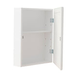 Style Selections 15.25-in x 19.25-in Rectangle Surface Mirrored Medicine Cabinet