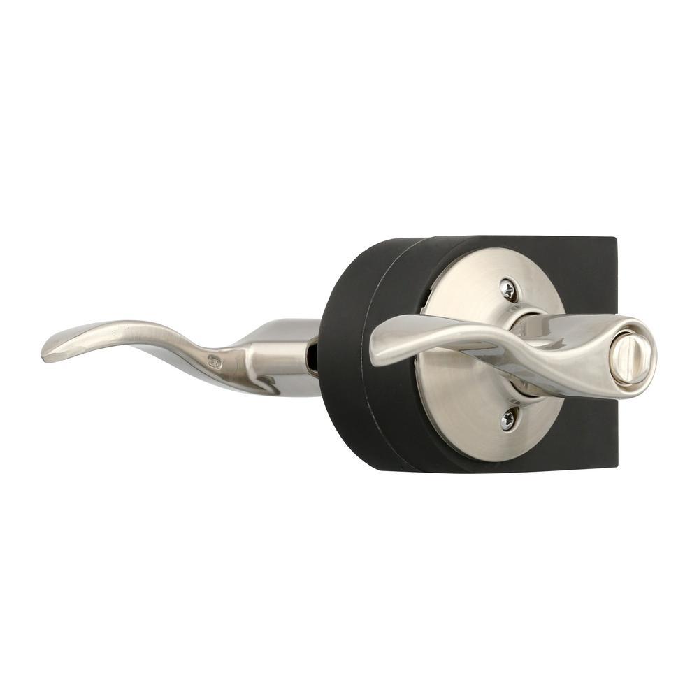 Accent Satin Nickel Keyed Entry Door Lever - Super Arbor