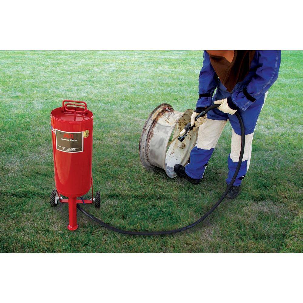 110 lb. Portable Pressure Abrasive Blaster with Starter Kit - Super Arbor