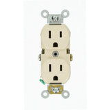 15 Amp Commercial Grade Duplex Outlet, White (10 Pack) - Super Arbor