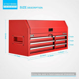 42 in. 6- Drawer Top Chest in Red - Super Arbor