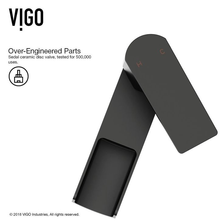 VIGO Sottile Glass Vessel Bathroom Sink in Black with Amada Faucet in Matte Black