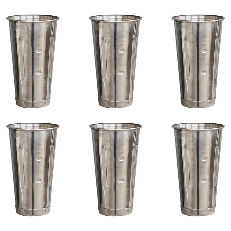 30 oz. Stainless Steel Malt Cup (6-Piece)