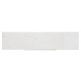 Style Selections Futuro White Porcelain Bullnose Tile (3-in x 12-in)