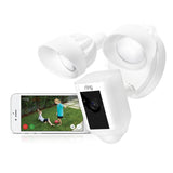 Outdoor Wi-Fi Cam with Motion Activated Floodlight, White (3-Pack) - Super Arbor