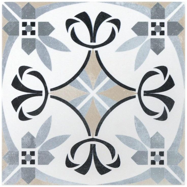 Royale Gray Encuastic 9x9 Glazed Porcelain Tile