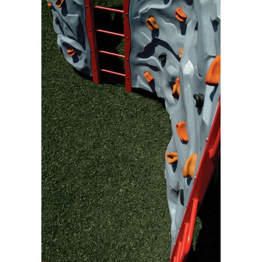 76.9 cu. ft. Green Rubber Mulch - Super Arbor