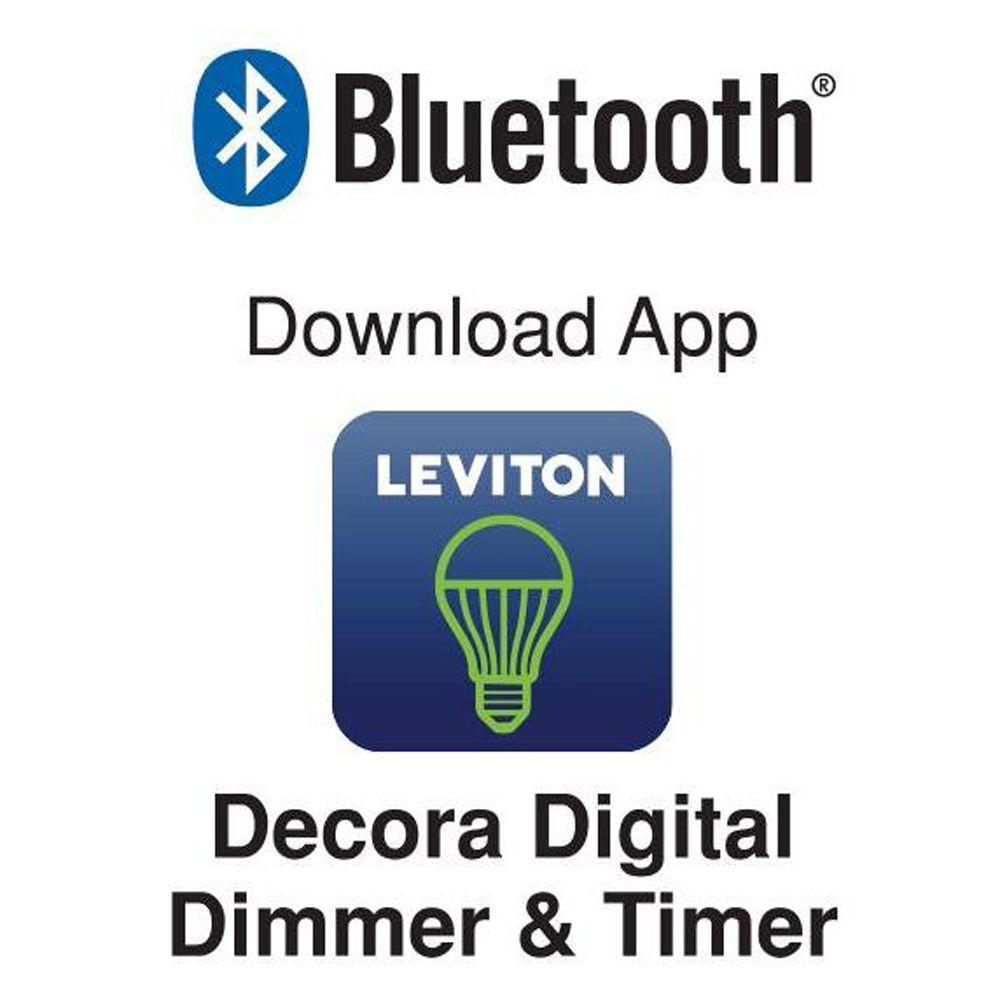 Decora Digital 15 Amp 120-Volt Rocker Light Switch and Timer with Bluetooth Technology, White - Super Arbor