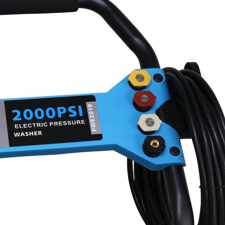 Pulsar 2,000 PSI, 1.6 GPM Electric Pressure Washer with Hose Reel and Built-in Soap Tank