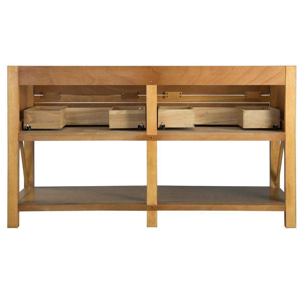 Avondale 60 in. Vanity Cabinet Only in Pine - Super Arbor