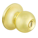 Ball Aged Bronze Bed and Bath Door Knob - Super Arbor