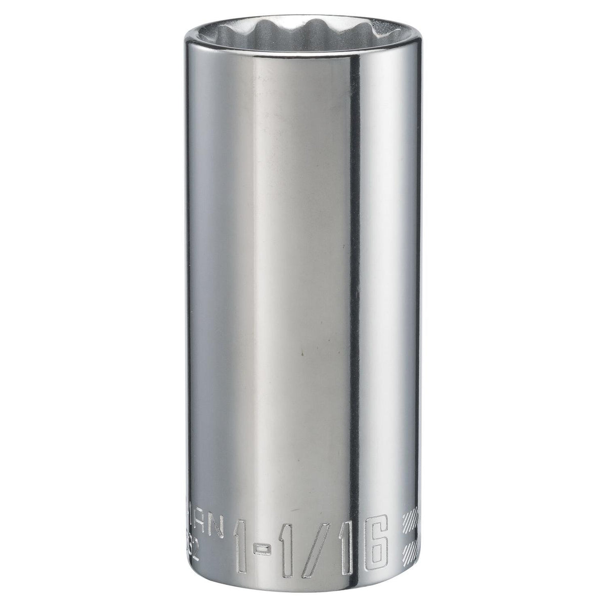 Craftsman 1-1/16 in. SAE 12 Point Deep Socket, 1/2 in. Drive