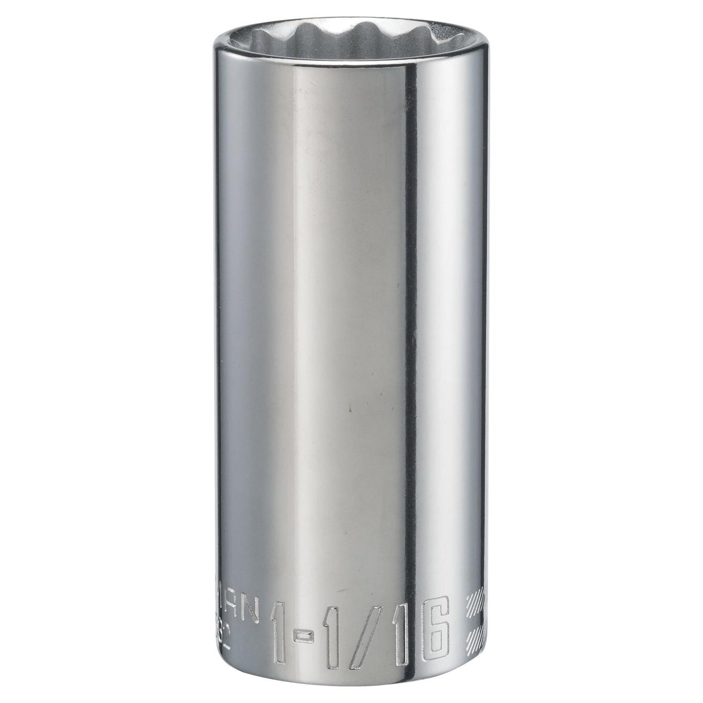 Craftsman 1-1/16 in. SAE 12 Point Deep Socket, 1/2 in. Drive