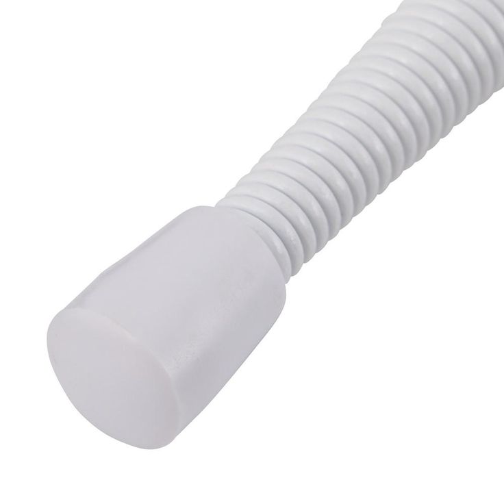 3 in. White Broad Base Spring Door Stop (5-Pack)