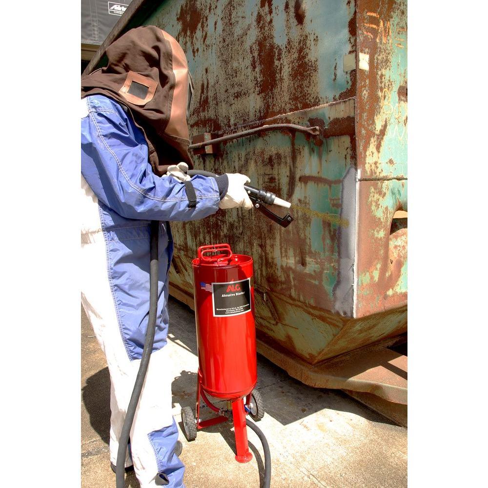 110 lb. Portable Pressure Abrasive Blaster with Starter Kit - Super Arbor