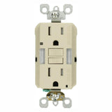 15 Amp Self-Test¬†SmartlockPro Combo Duplex Guide Light and Tamper Resistant GFCI Outlet, White (3-Pack) - Super Arbor