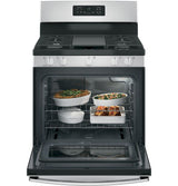 GE 30 in. 5.0 cu. ft. Gas Range in Stainless Steel