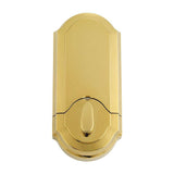 Z-Wave SmartCode Lifetime Polished Brass Single Cylinder Electronic Deadbolt Featuring SmartKey Security - Super Arbor