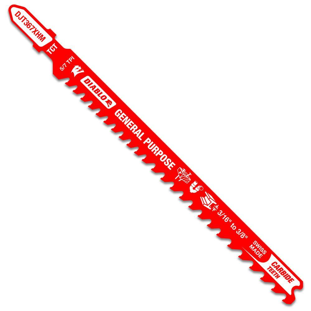 5-1/4 in. x 20 TPI General Purpose Bi-Metal Jigsaw Blade (5-Pack) - Super Arbor