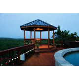26 in. Black Linear Lighted Baluster (2-Pack) - Super Arbor
