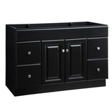 Wyndham 24 in. W x 18 in. D Unassembled Bath Vanity Cabinet Only in White Semi-Gloss