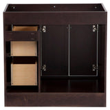 Brinkhill 36 in. W x 34 in. H x 22 in. D Bath Vanity Cabinet Only in Chocolate - Super Arbor