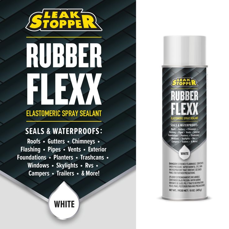 LEAK STOPPER Rubber Flexx 15-fl oz Waterproof Roof Sealant