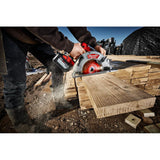M18 FUEL 18-Volt Lithium-Ion Brushless 10 in. Cordless Dual Bevel Sliding Compound Miter Saw with 7-1/4 in. Circular Saw - Super Arbor